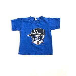 PRO CLUB DODGERS KIDS TEE SIZE  1/2YRS